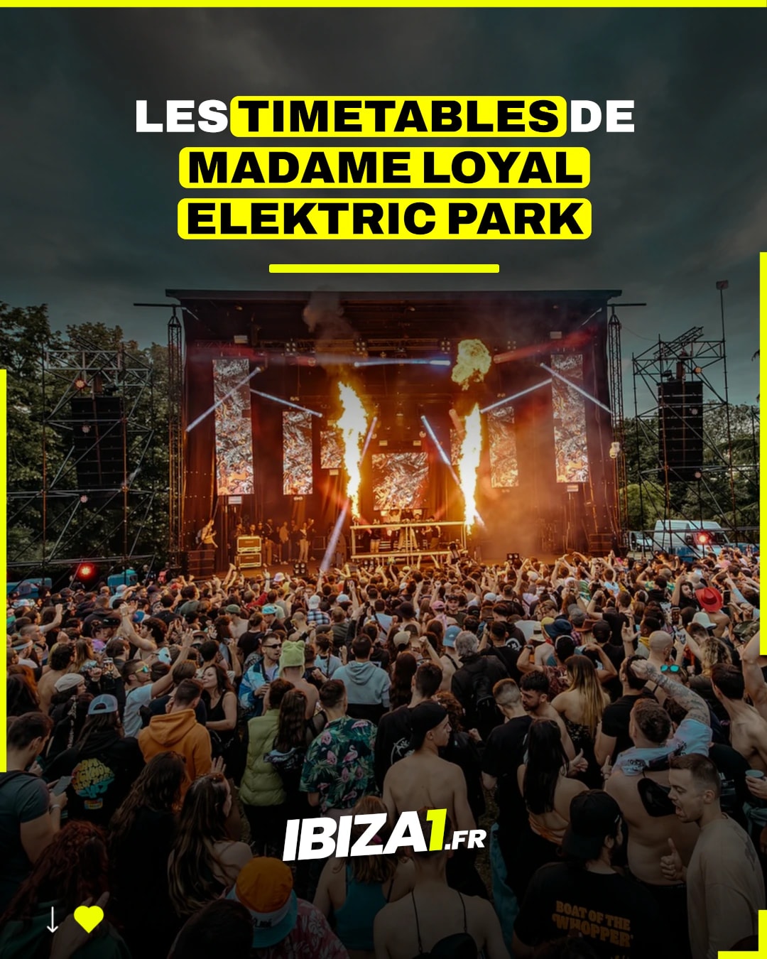 Horaires complets Madame Loyal x Elektrik Park à Chatou